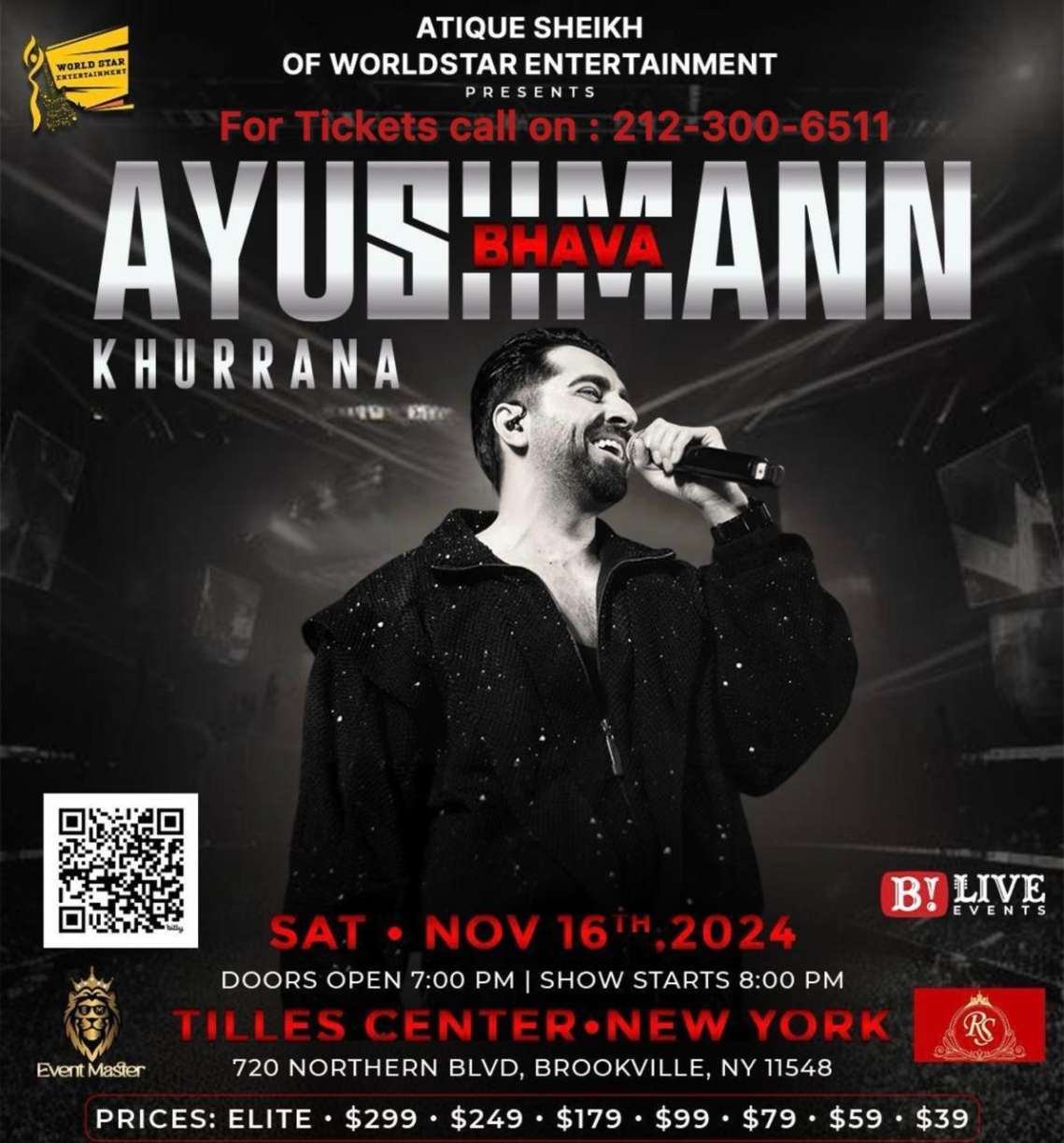 AYUUSHMANN KHURRANA LIVE ON 16TH NOVERMBER 2024